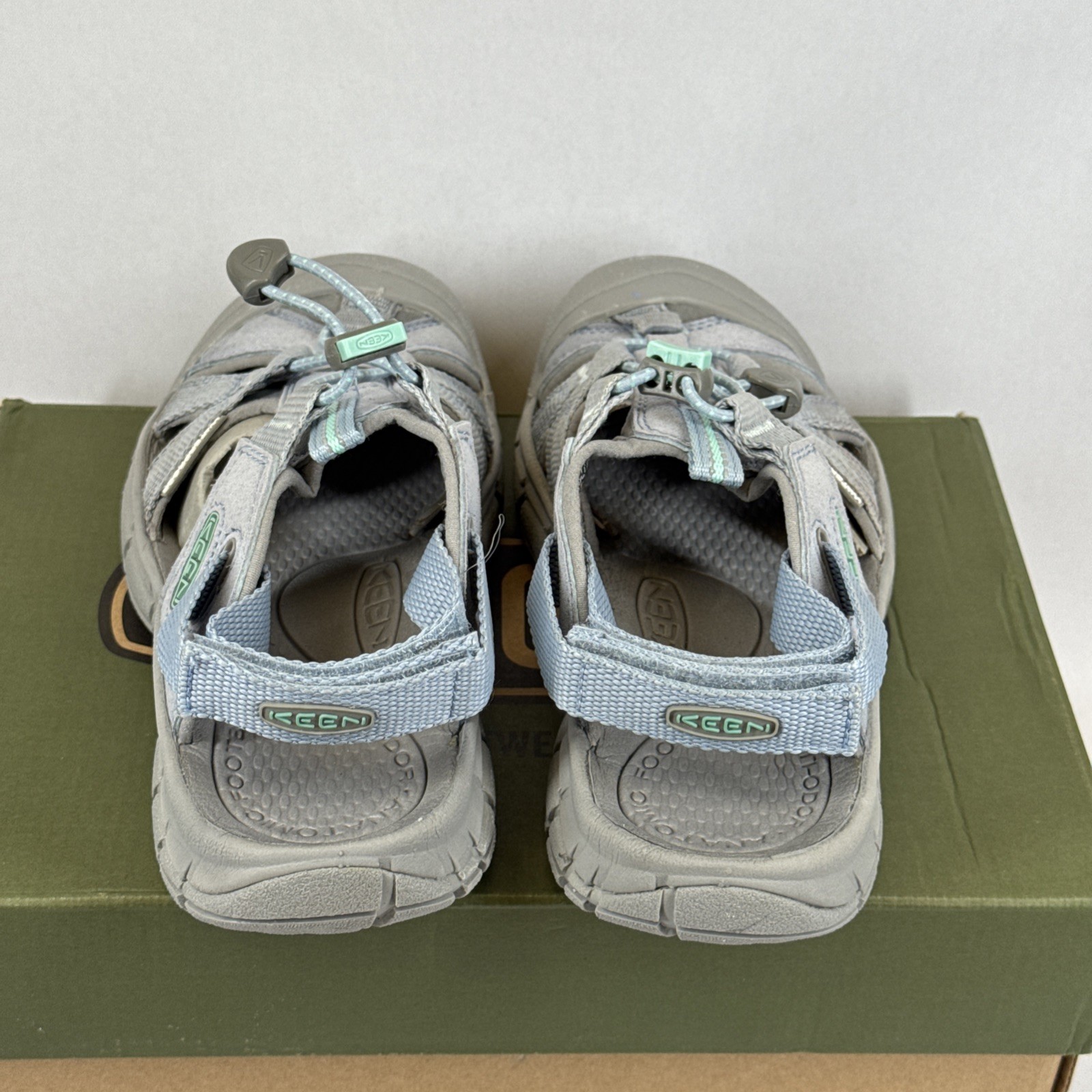 Scarpe sandali sportivi Keen donna Ravine H2 taglia 6 0 blu onda nebbia oceano 1023083