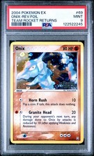 2004 POKEMON EX TEAM ROCKET RETURNS #69 ONIX-REVERSE FOIL PSA 9 NEW CERT on eBay