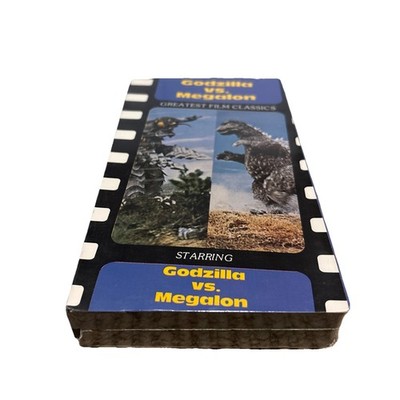 Vintage ''Godzilla vs Megalon'' Greatest Film Classics (VHS, 1976, USA) New RARE