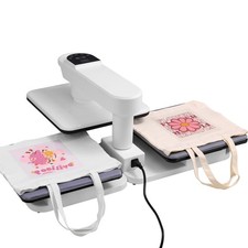 15"x15" Dual Automatic Heat Press Machine for T Shirts with Auto Open & Release