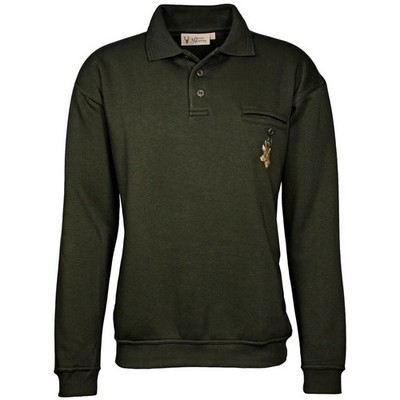 Hubertus Jagdsweater mit Motiv (Ente, Sau, Bock) Jagdpullover Ansitz & Winter
