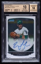 2013 Bowman Chrome Prospects Renato Nunez #BCP-RN BGS 10 PRISTINE Auto 0c6