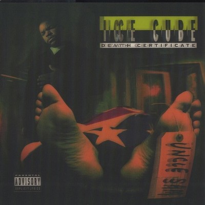 Ice Cube - Death Certificate 2015 LP, Album, RE, 3D  Priority Records B0022415-0
