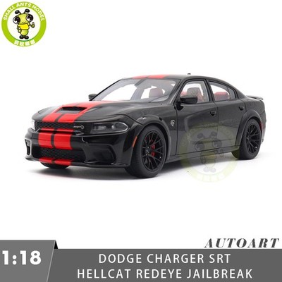 1/18 Dodge Charger SRT Hellcat Redeye Jailbreak AUTOart 71754 Black Model Car