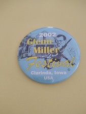 3" 2002 Glenn Miller Festival Clarinda Iowa Music Festival Commemorative Pin