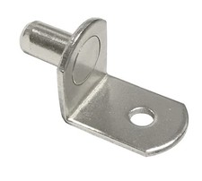 6mm Shelf Pegs,Bracket L-Shaped Support Pegs Pins with Hole for x 10mm