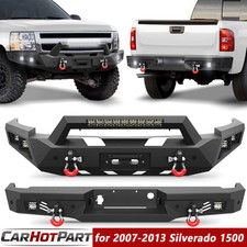 For 2007-2013 Chevy Silverado 1500 Front Or Rear Bumper Wwinch Plateled Lights For 2007-2013 Chevy Silverado 1500 Front Or Rear Bumper Wwinch Plateled Lights