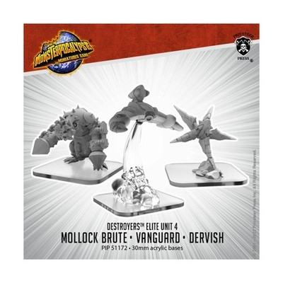 Privateer Press Sci-Fi Mini 60mm Dervish, Vanguard and Mollock Brute New
