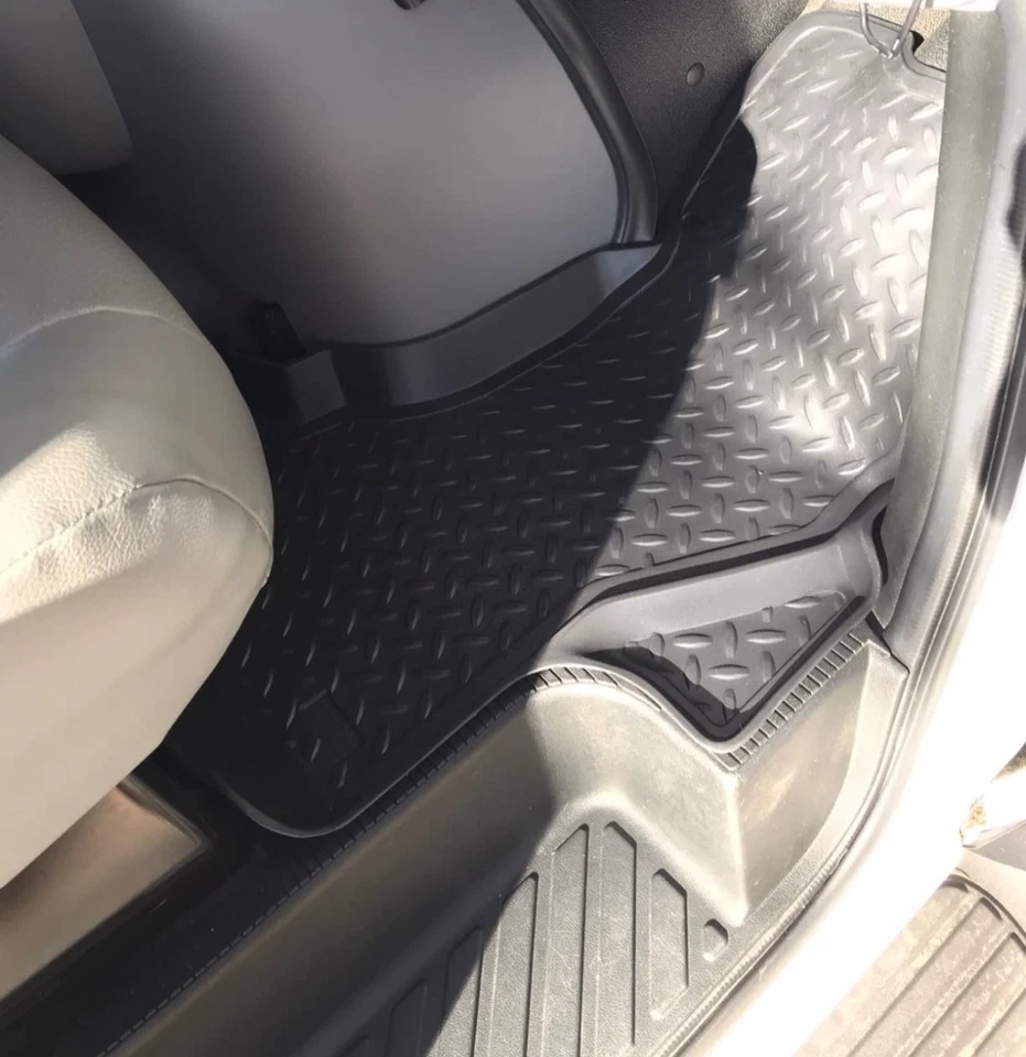 Husky Liner Classic Black 2-Piece Front Floor Liner for 97-26 Ford E Series Van - Image 3 of 4