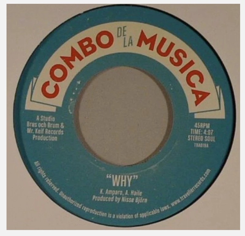 Combo De La Musica Why 7" Vinyl Single 45 RPM Soul Funk VG+