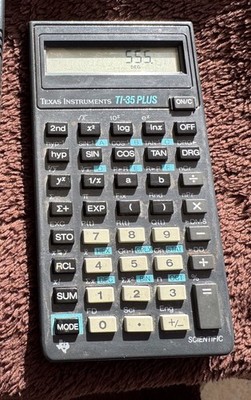 Texas Instruments TI-35 PLUS Vintage Taschenrechner ca. 1986 von Privat