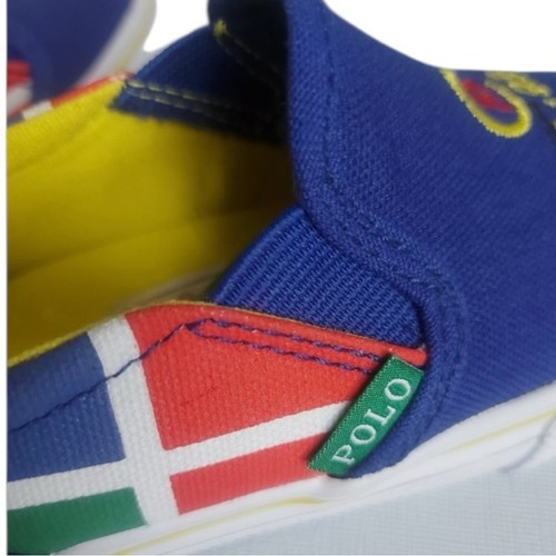 Zapatillas sin cordones Polo Ralph Lauren CP RL-93 colección privada juvenil talla 3 NUEVAS - Imagen 5 de 6