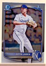 2025 MLB Bowman Draft Chrome Justin Lamkin 1st Year Rookie Card