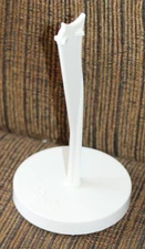 *VINTAGE BARBIE DOLL WHITE PLASTIC STAND--EXCELLENT