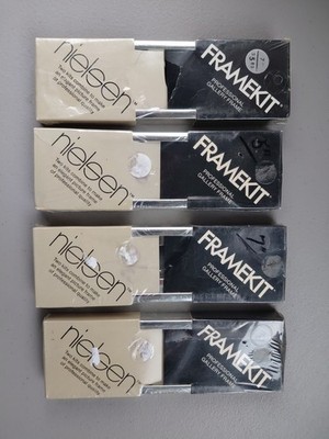 4 Nielsen FrameKit Professional Metal Gallery Frame 5'' + 7'' Silver Contemporary