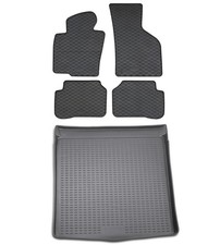 Gummi Kofferraumwanne Fußmatten für VW Passat 3C 2005-2014 Set Passform Matten