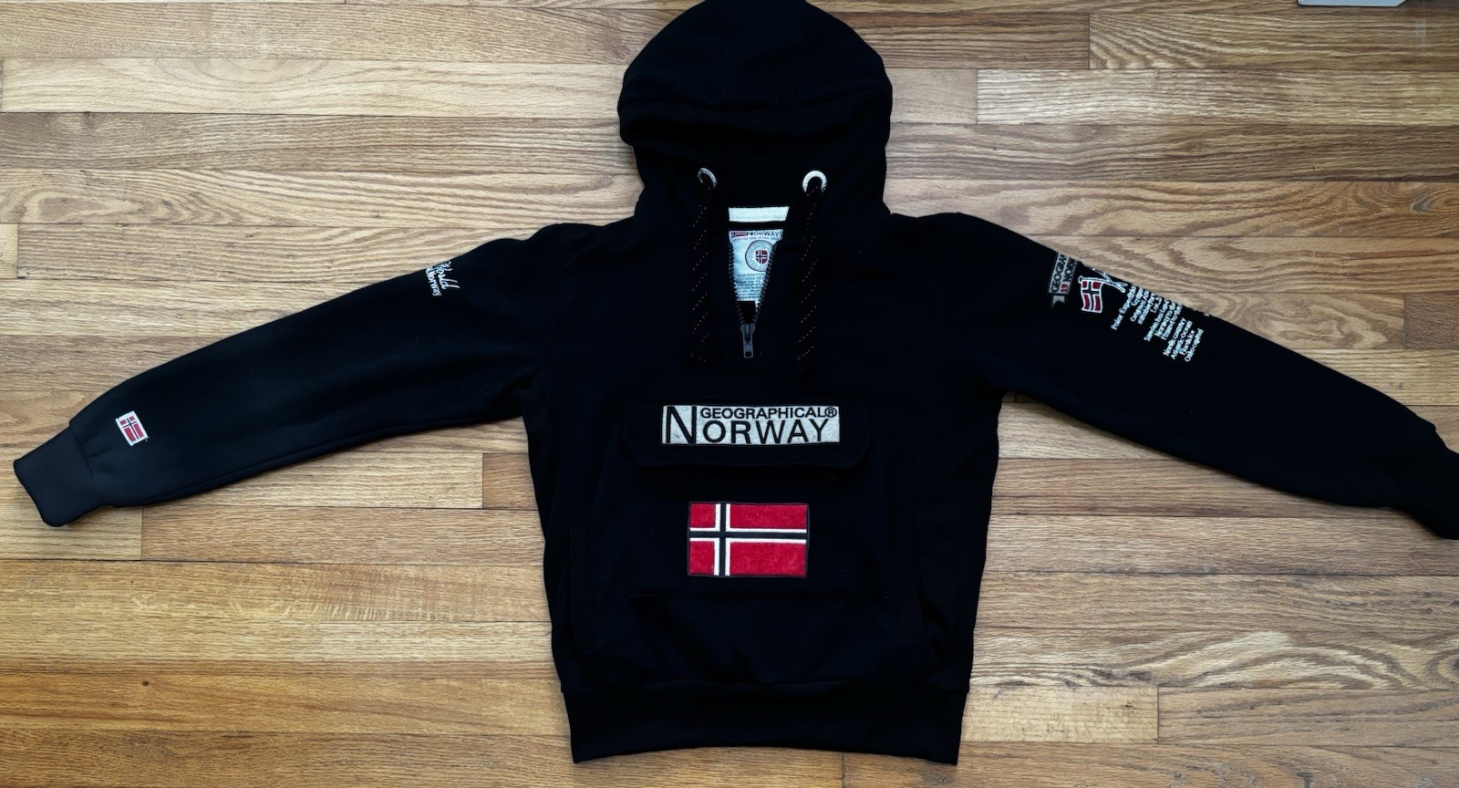 Geographical Norway Solid Colour Half Zip Sweatsh… - image 1