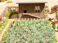 Noch 14107 Vegetable Garden Set 1:87 H0 Gauge # New In Ovp #