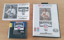 ebay® Auktion 206218059210 | Madden 94, Sega Mega Drive, NFL, CiB, Komplett Thumbnail of ebay® auction 206218059210 | Madden 94, Sega Mega Drive, NFL, CiB, Komplett