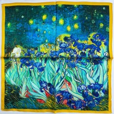 100% Pure Mulberry Silk Multicolour Silk Scarf/Headband/Ponytail 20”