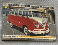 Vtg Hasegawa 1/24 Volkswagen Type 2 Micro Bus [1963] 23-Window HC10 Model NIB