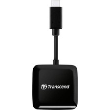 Transcend TS-RDC3 Multi-Function USB 3.2 Gen 1 Card Reader, black