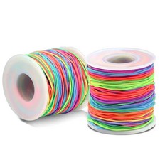 Stretchy Bracelet String 2 Rolls 330FT Elastic String for Bracelet DIY Crafts...