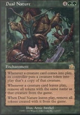 1x Dual Nature - Foil Light Play, English Prophecy MTG Magic