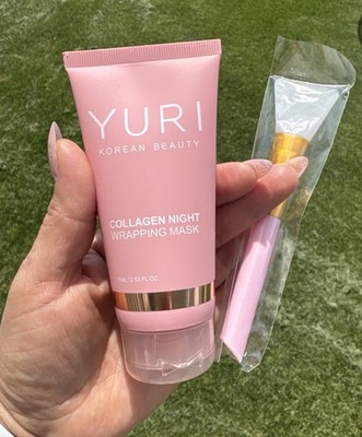 YURI Korean Beauty Collagen Night Wrapping Mask 75ml Hydrating Mask Exp 12/2028