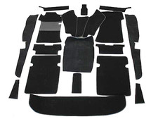 Teppichsatz Schwarz Teppich fr Mercedes W108 mit Automatik & Lenkradschaltung
