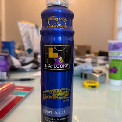 L.A. Looks Sport Fanatic Aero Power Gel Spray X-Treme Hold 10 hold FAST
