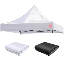 Canopy Replacement Top - Heavy-Duty 600D Oxford Fabric with 8 10x10 White