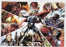 Juego completo de tarjetas coleccionables de cómic Marvel Universe 2011 Xmen Wolverine Hulk ++.