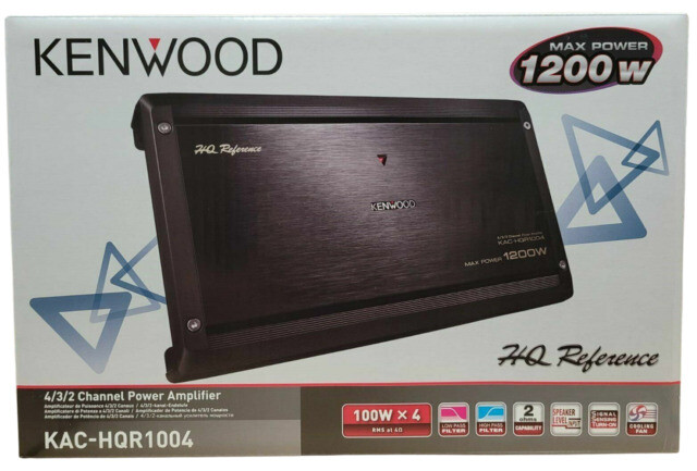 Kenwood KAC-HQR1004 Reference Series 1200 Watt 4-Channel Amp