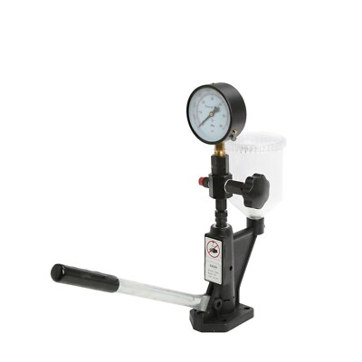 #ad #ad Diesel Injector Pressure Tester Dual Read Bar PSI Gauge Mountable Base W Filter $88.00