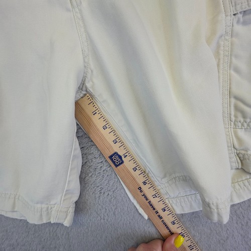 Tommy Bahama Cargo Shorts Mens 42 White Relax Fit Utility Hiking Sports Outdoor - Picture 9 of 15