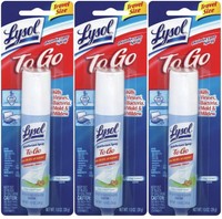 Lysol Disinfectant Spray To Go, Crisp Linen Scent - 1 Oz (pack Of 3) on sale Lysol Disinfectant Spray To Go, Crisp Linen Scent - 1 Oz (pack Of 3) on sale