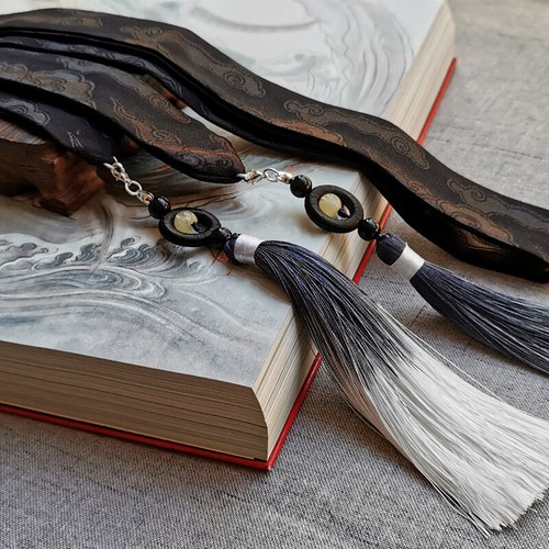 Capo Corda Capelli Antica Stile Cinese Fascia Nappa Accessorio Capelli - Foto 11 di 14