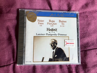 Brahms Piano Quartet Op. 60, Schubert: Heifetz Primrose Piatigorsky Lateiner