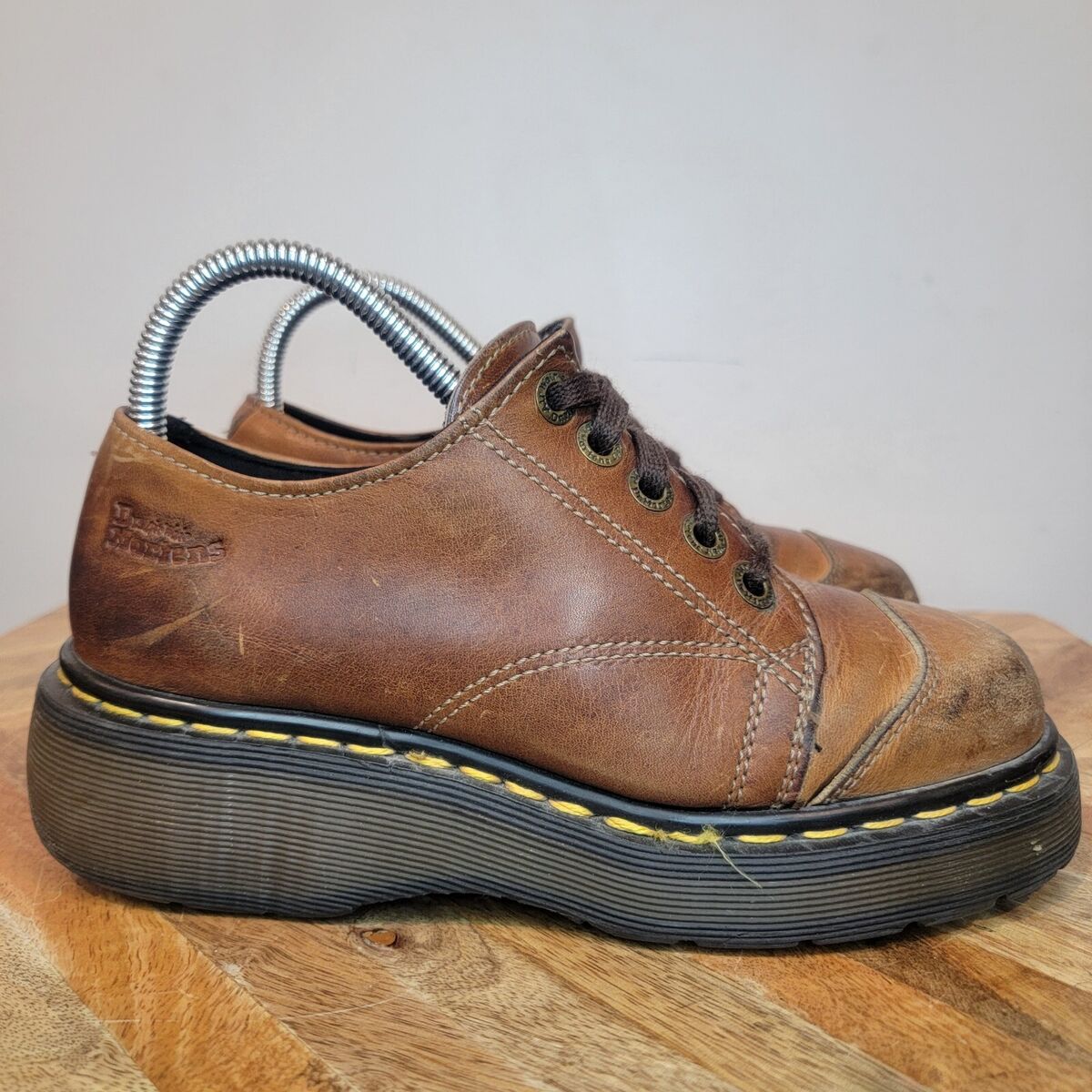 Doc Dr Martens AirWair 8651 Brown Leather Oxford 90's Chunky Doc Dr Martens AirWair 8651 Brown Leather Oxford 90's Chunky