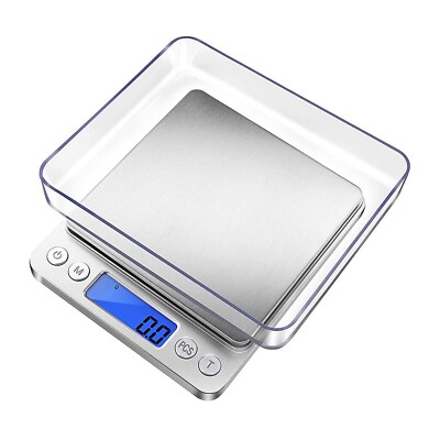 Digital 500g x 0.1g Scale Jewelry Pocket Balance Gram OZ. LCD Gold Weight