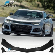 Replacement Front Lip For 16-24 Chevy Camaro 1LE Style Front Bumper Unpainted
