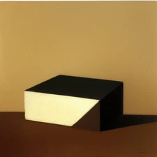 Medium Abstract Painting 2x2 ft. Post-Modernism Geometric Demrin Cubism II NEW