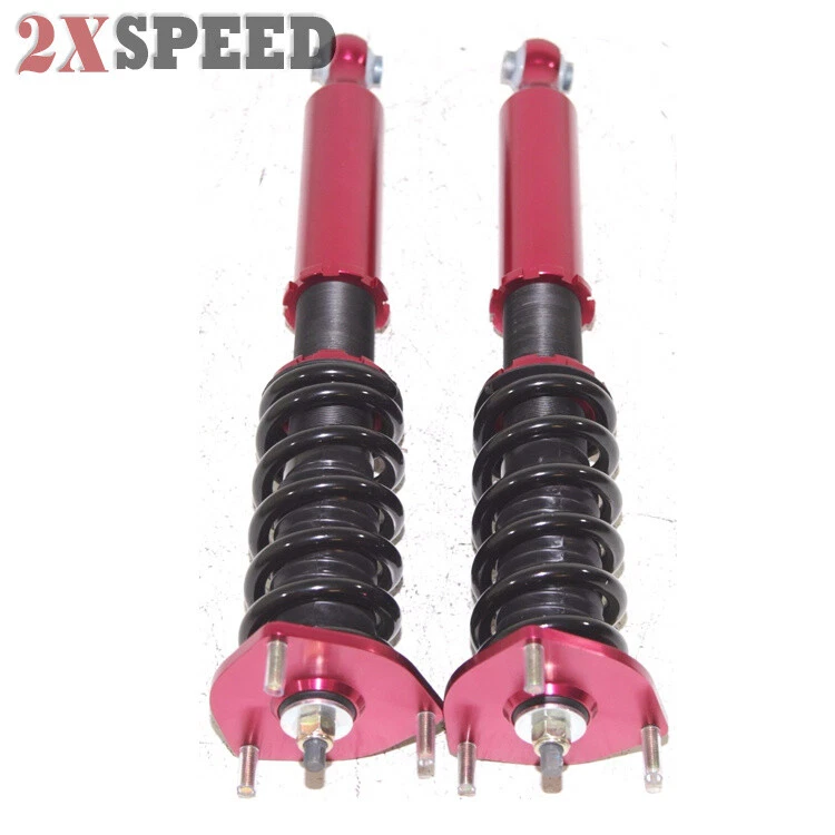 Nuevos kits completos de reducción de suspensión Coilovers para 86-92 Toyota Supra ROJO Foto 3 de 3
