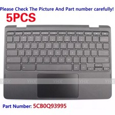 5X NEW For Lenovo 300e Chromebook 81H0 Palmrest Keyboard Bezel Cover 5CB0Q93995