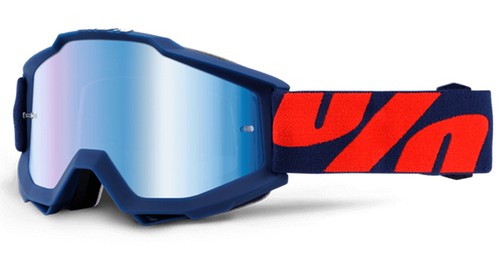 100% ACCURI MOTOCROSS MX GOGGLES MIRROR LENS enduro bike 100 PERCENT NEW - Picture 26 of 35