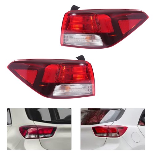 Par de luces traseras halógenas izquierda y derecha para Kia Rio 2018-2023 sedán - Imagen 2 de 16