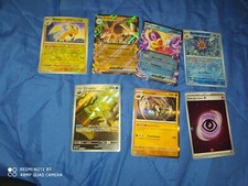 LOTTO B 7 CARTE POKÉMON 151 OMANYTE 180/165, GOLEM EX 076/165, JYNX 124/165 ITA