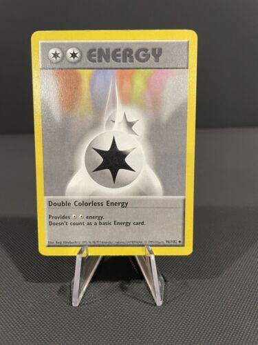 Pokémon Card SHADOWLESS Double Colorless Energy Base Set 96/102 WotC 1999 - Picture 1 of 3
