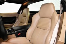 Corvette C4 Standard Synthetic Leather Seat Covers In Tan Colour 1994-1996 Corvette C4 Standard Synthetic Leather Seat Covers In Tan Colour 1994-1996